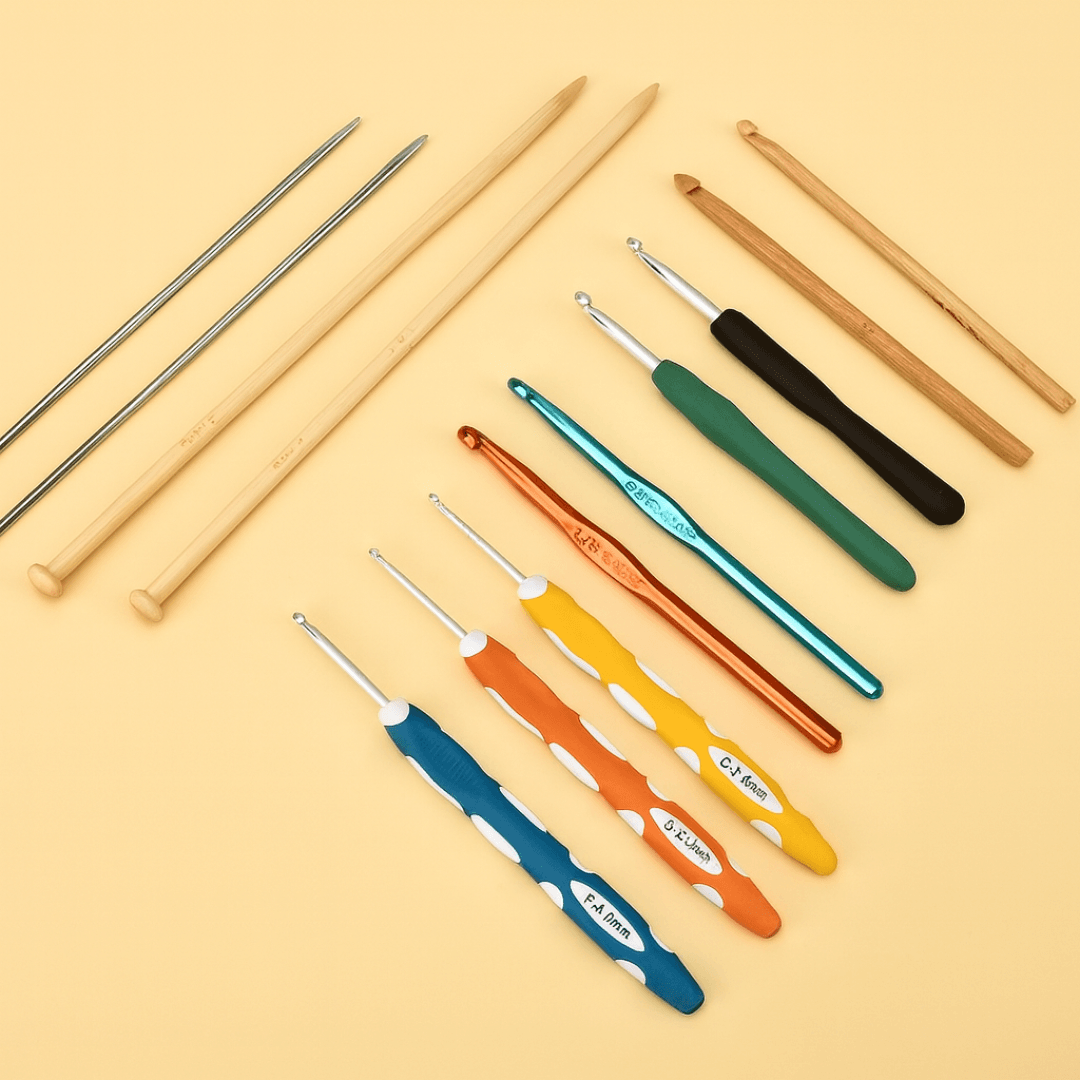 ไม้ถักนิตติ้งและโครเชต์