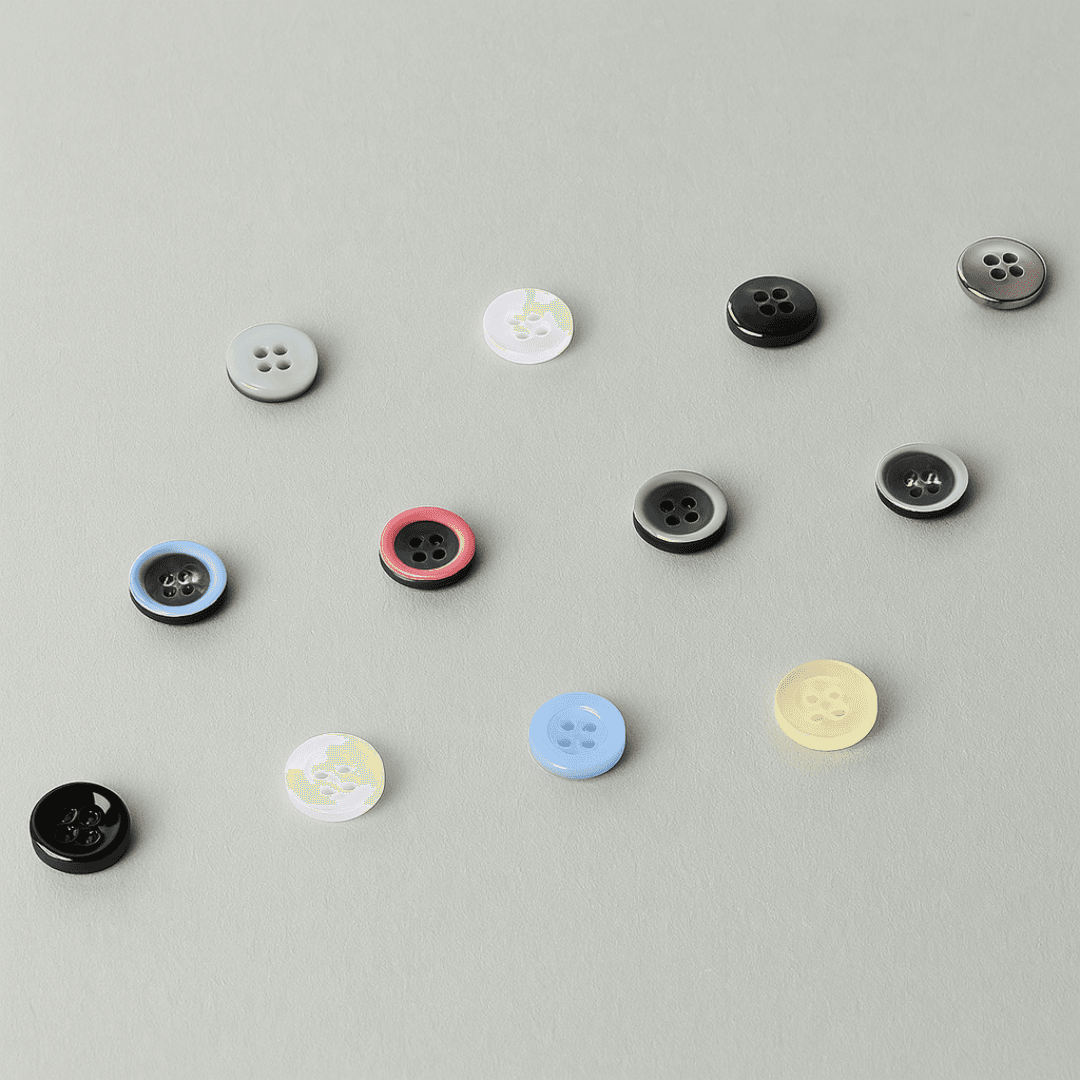 กระดุมเรซิ่น Resin Shirt Buttons